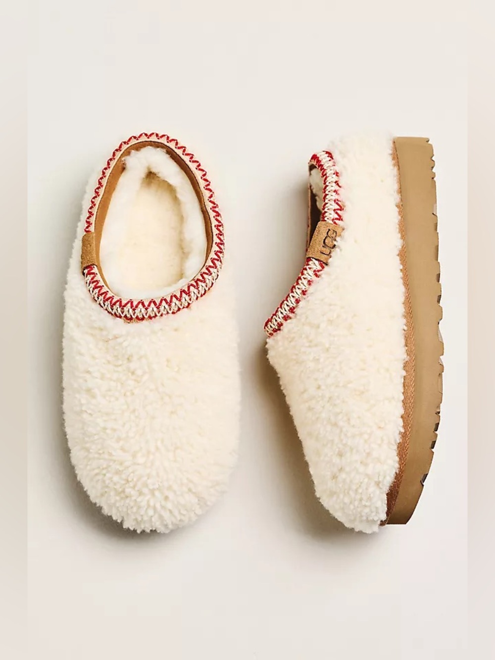 NWT UGG Women's Tasman Maxi Curly Slippers Size 6